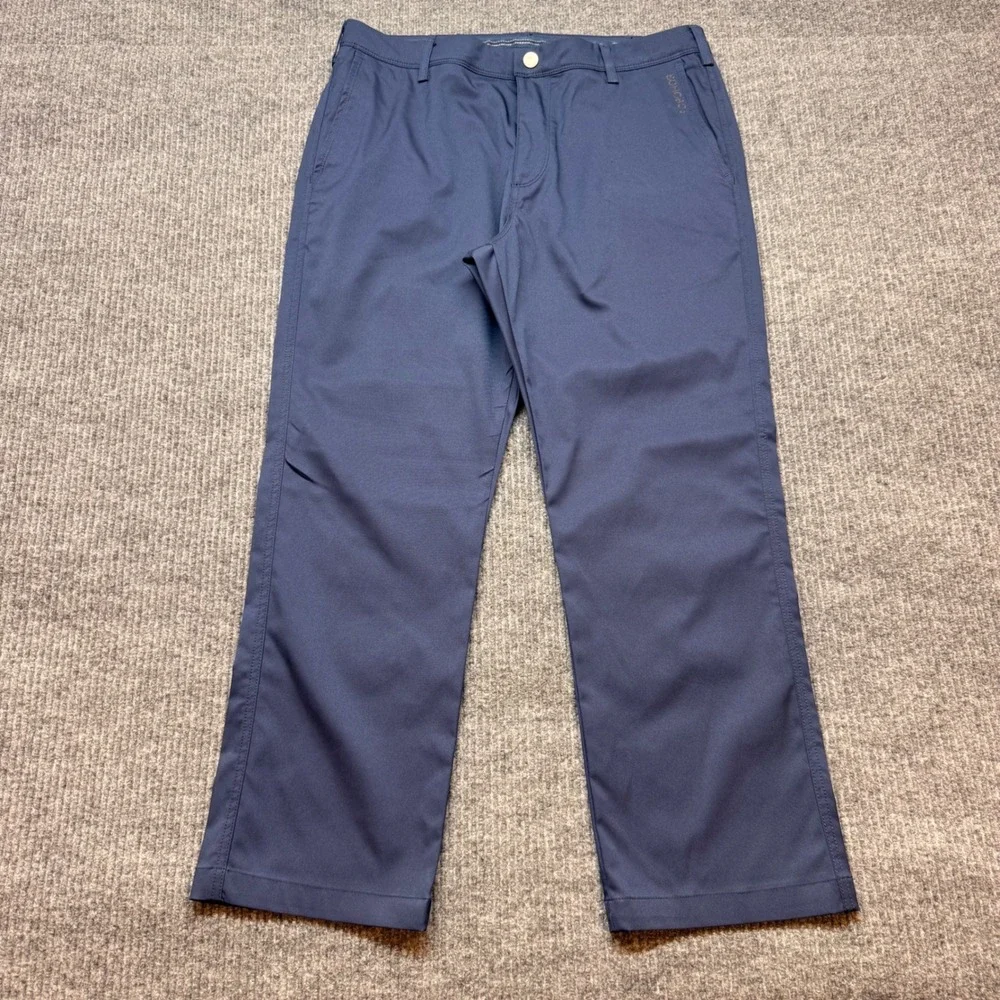 Bonobos Highland Golf Pants Mens 34x27 Navy Straight Leg Performance Stretch